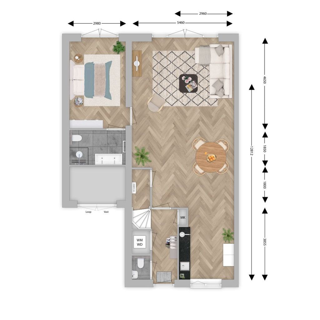 Foto 6 van Op Zuid in Zetten fase 2 - Bouwnummer 12