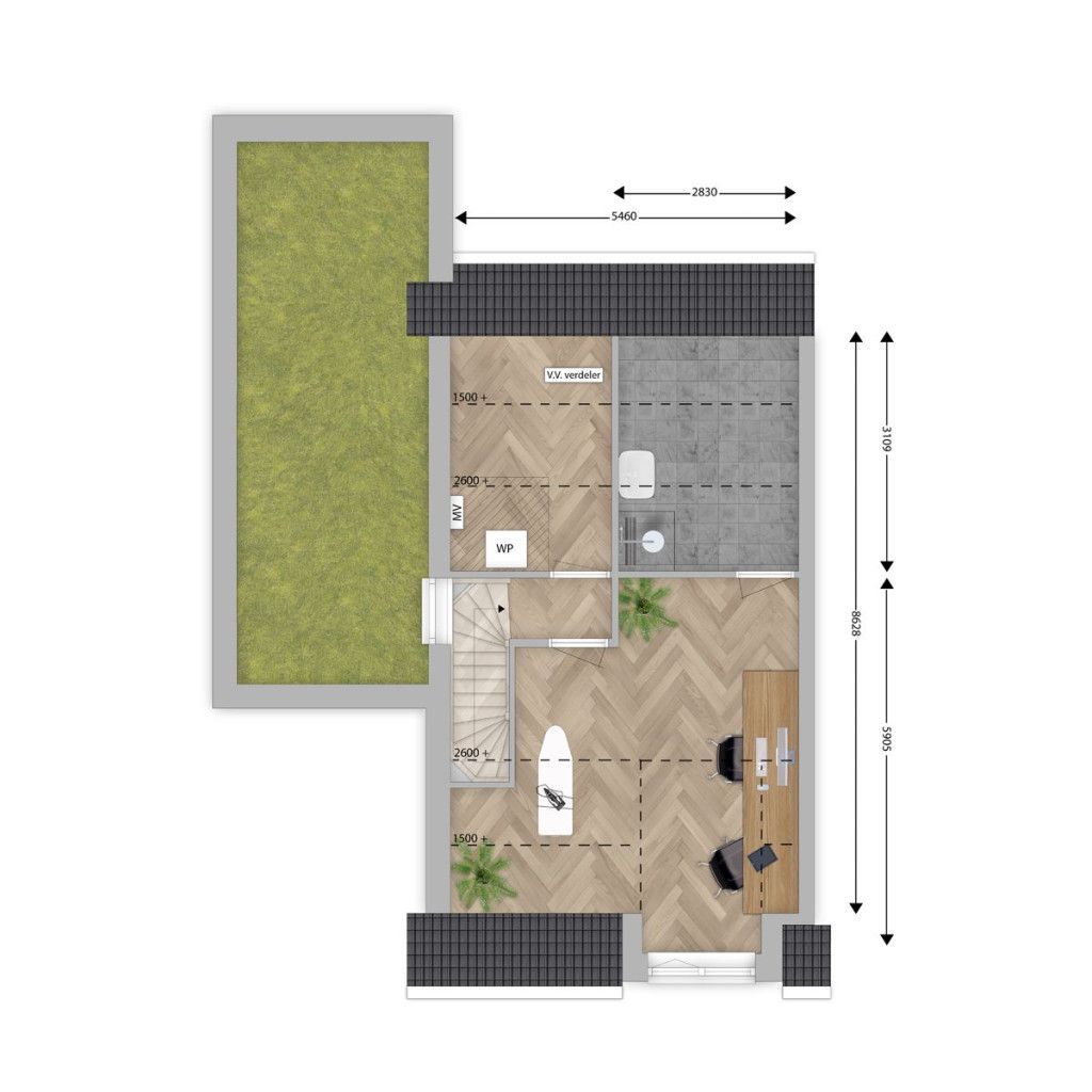 Foto 8 van Op Zuid in Zetten fase 2 - Bouwnummer 12