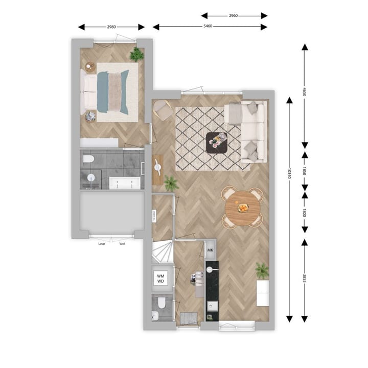 Foto 4 van Op Zuid in Zetten fase 2 - Bouwnummer 14