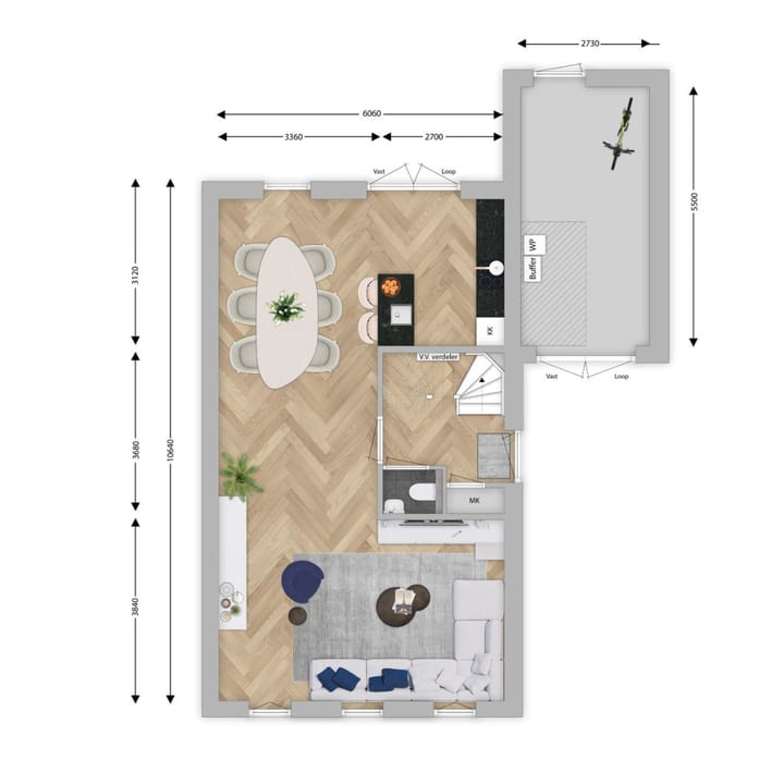 Foto 4 van Op Zuid in Zetten fase 2 - Bouwnummer 40
