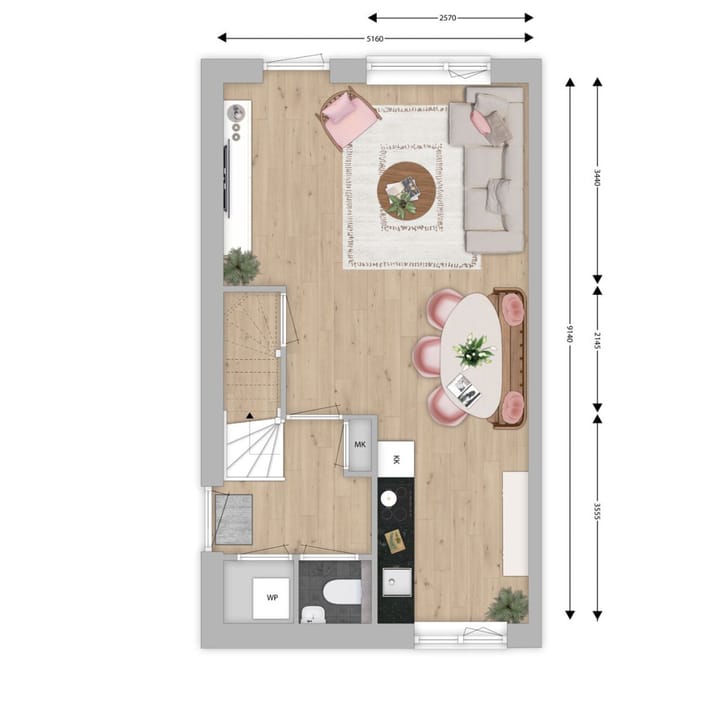 Foto 3 van Op Zuid in Zetten fase 2 - Bouwnummer 50