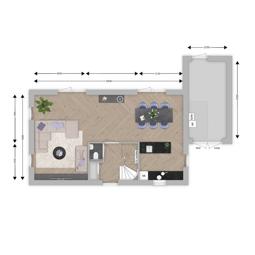 Foto 3 van Op Zuid in Zetten fase 2 - Bouwnummer 58