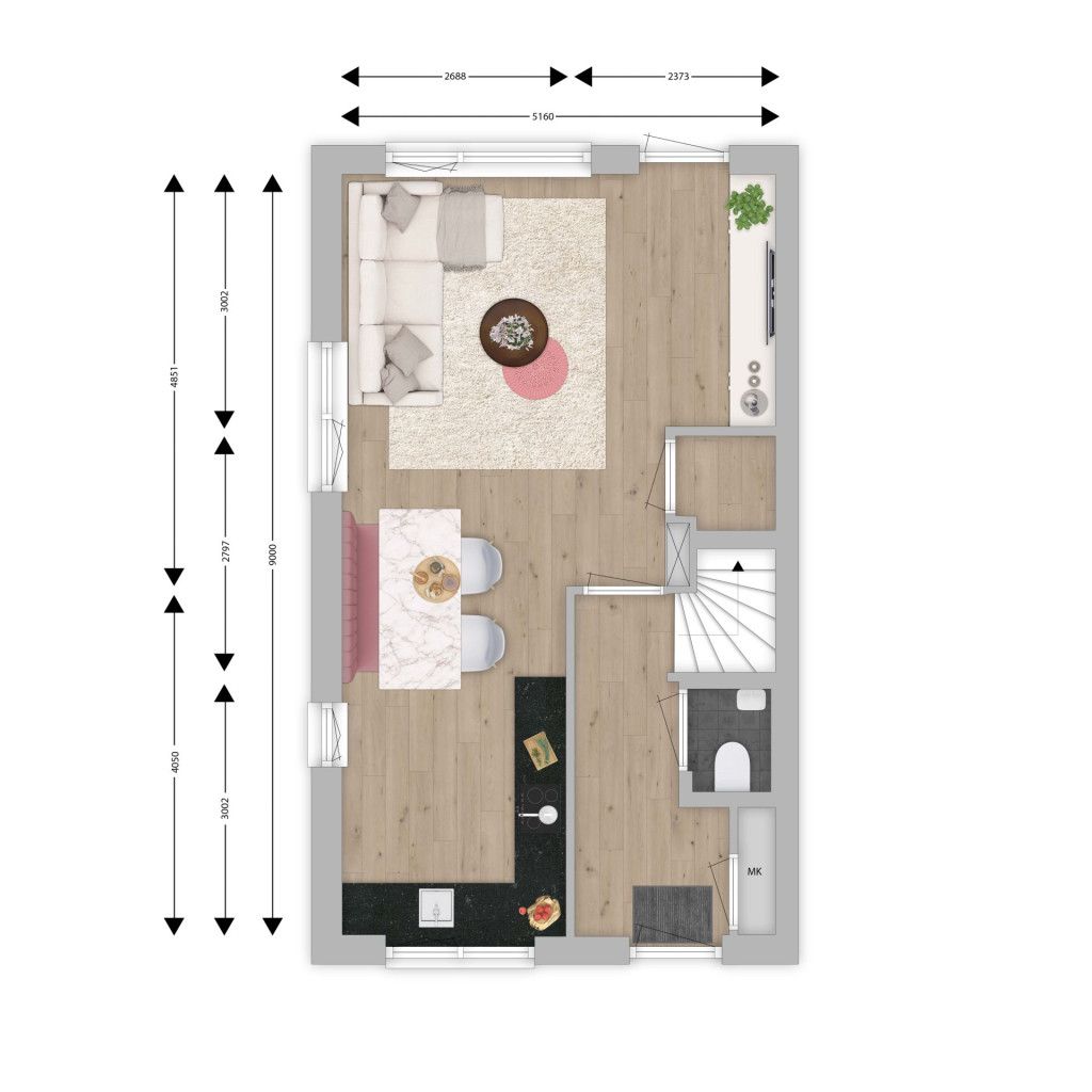 Foto 4 van Op Zuid in Zetten fase 2 - Bouwnummer 70