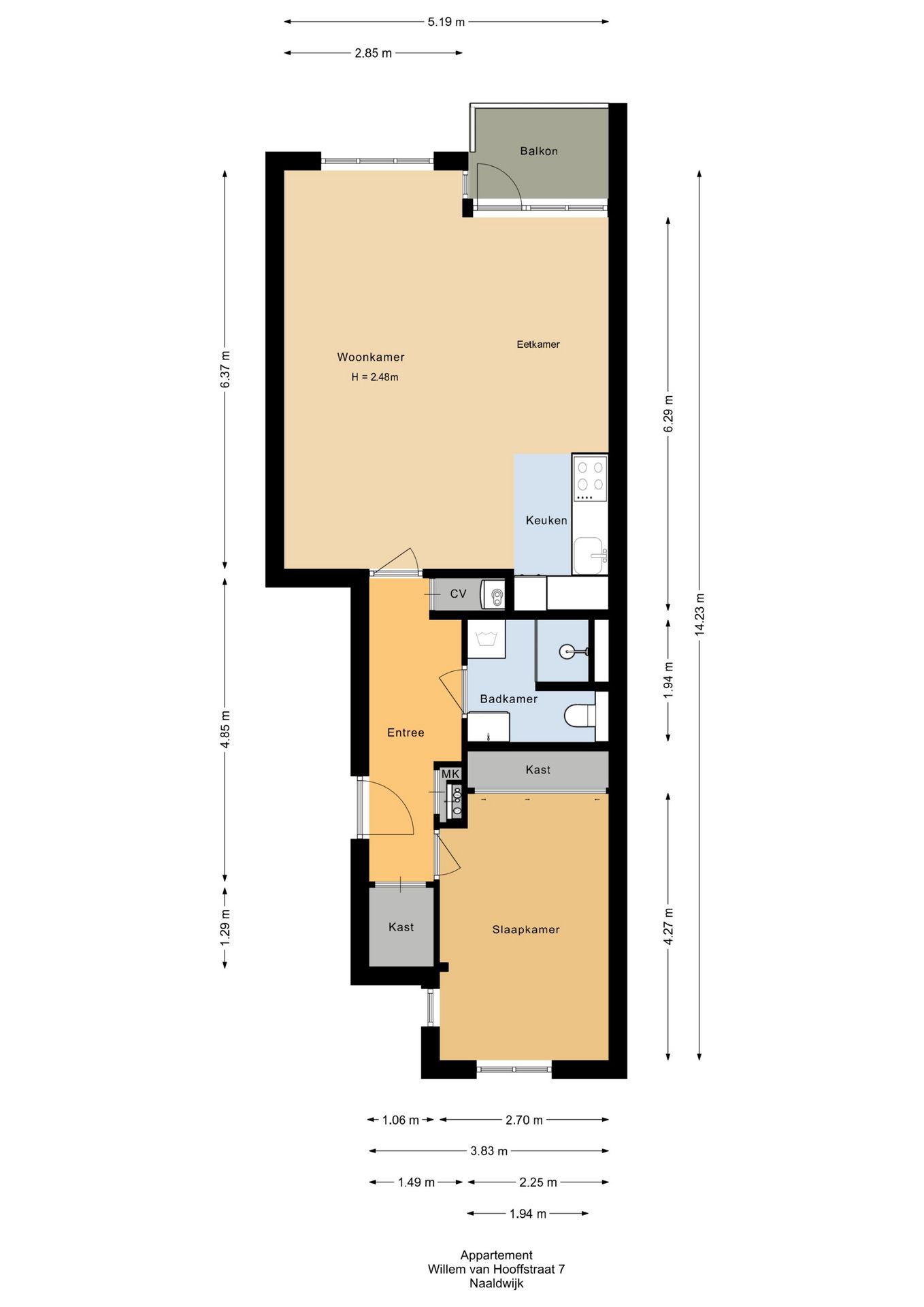 Foto 25 van Willem van Hooffstraat 7