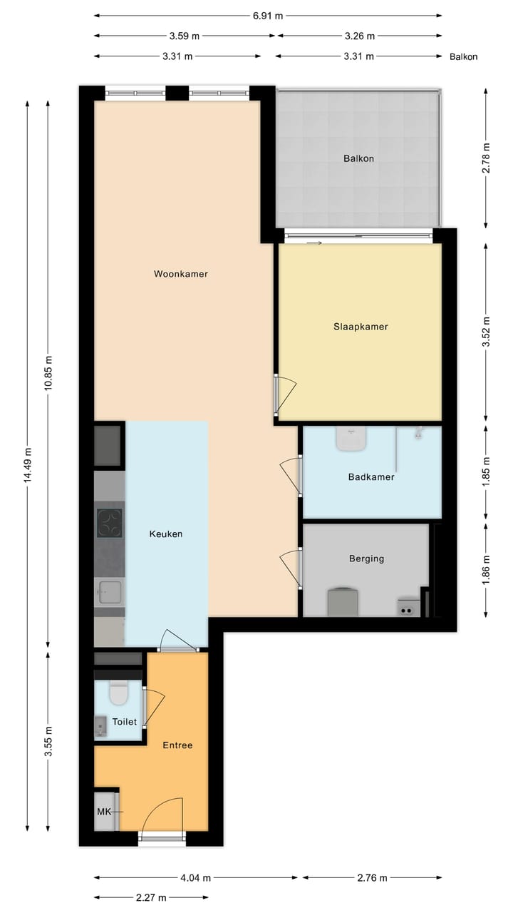 Photo 25 of Prins Bernhardstraat 1-H