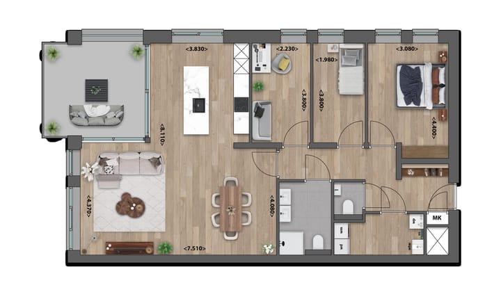 Foto 5 van Oranjestraat 1-G