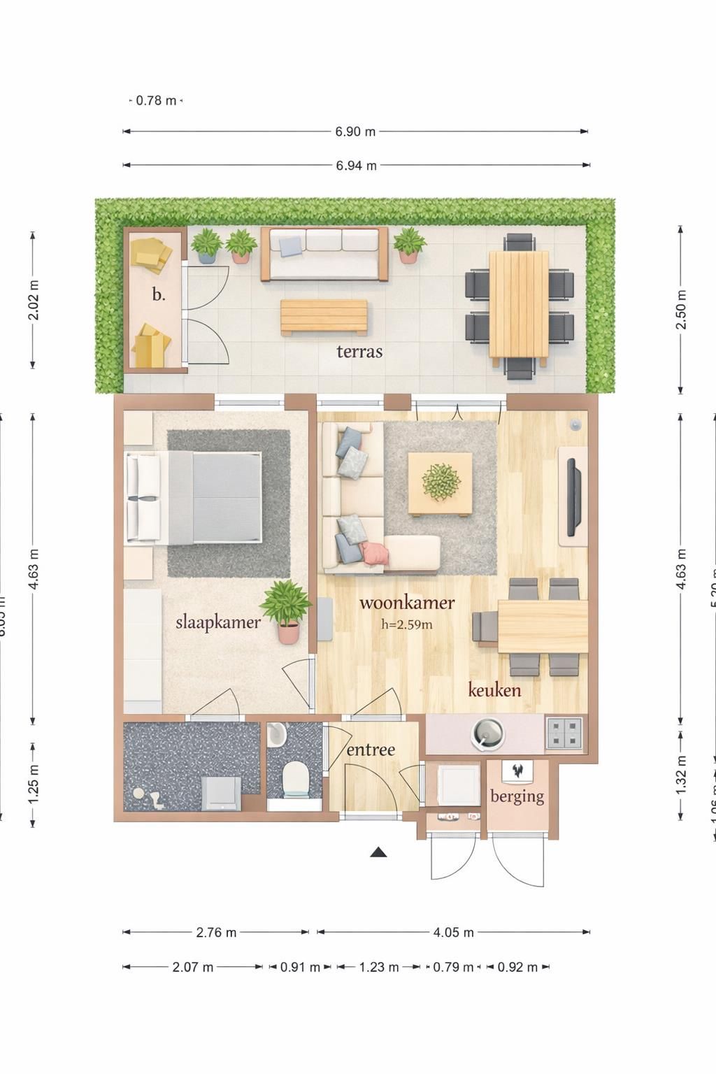 Photo 12 of Groeseindstraat 27-06