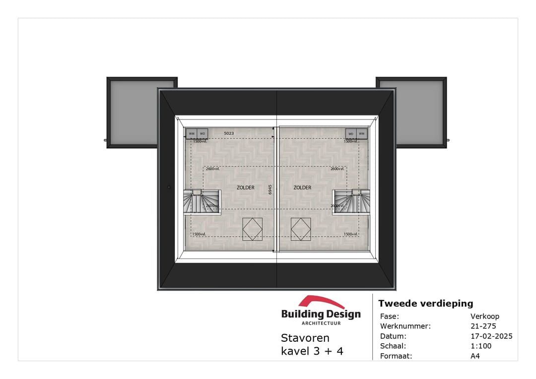 Foto 7 van Twee-onder-een kapwoningen (Bouwnr. 3)