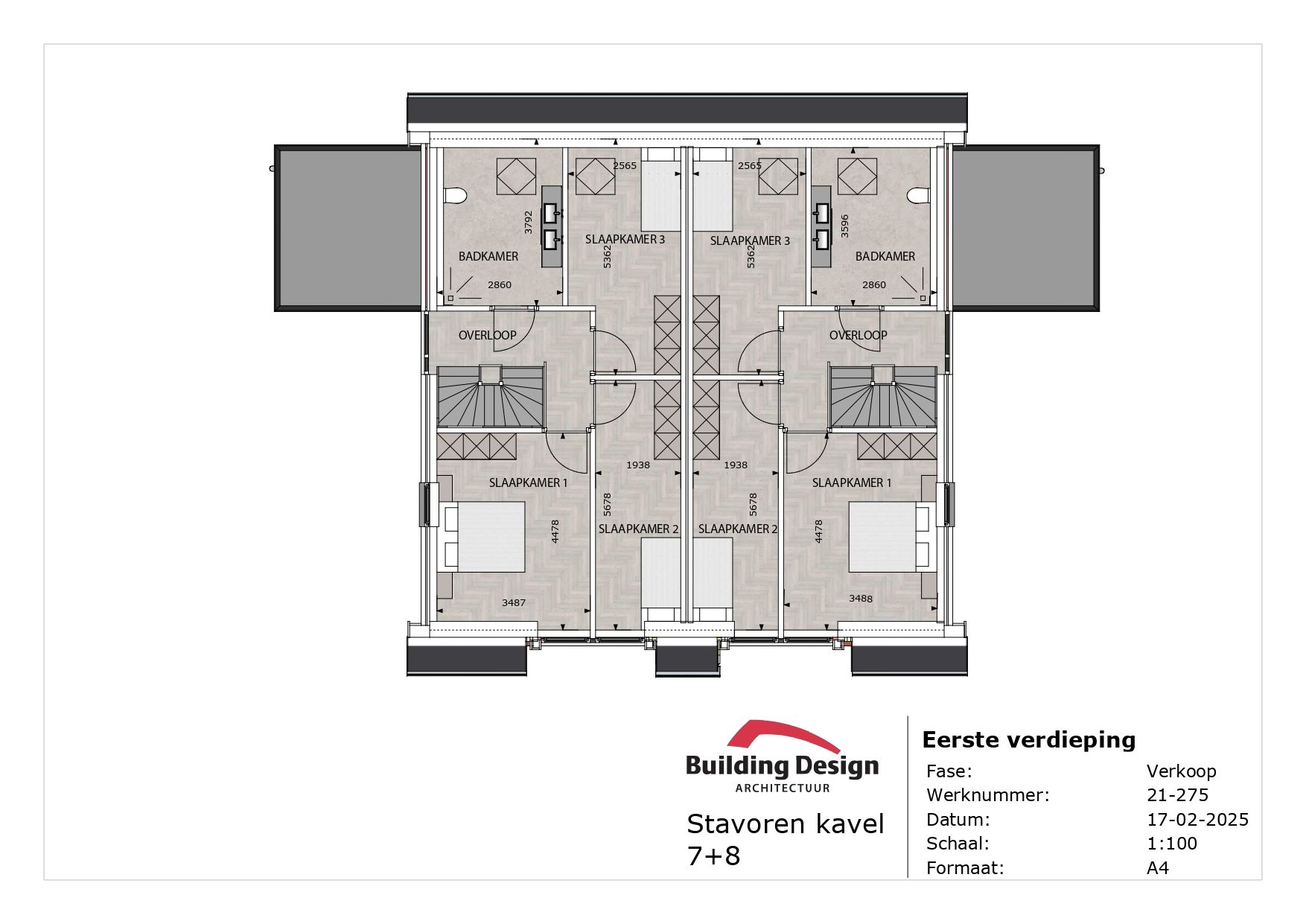 Foto 6 van Twee-onder-een kapwoningen (Bouwnr. 7)