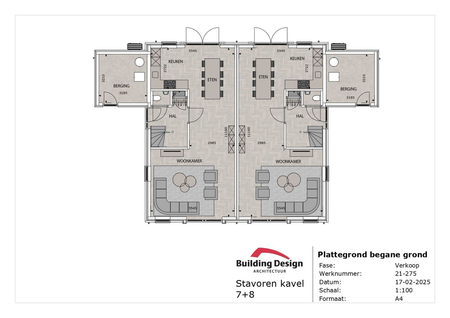 Foto 5 van Twee-onder-een kapwoningen (Bouwnr. 8)