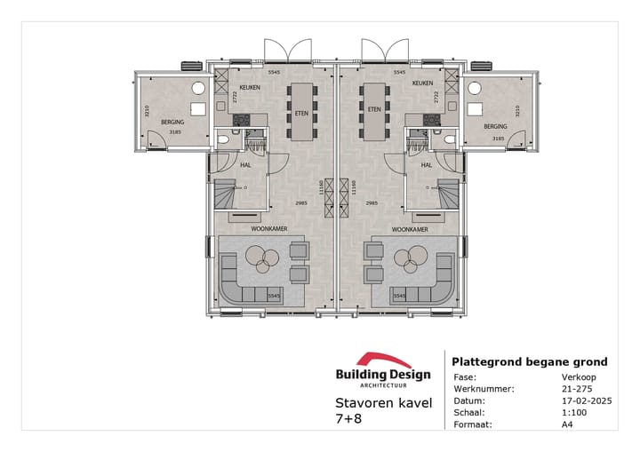Foto 5 van Twee-onder-een kapwoningen (Bouwnr. 8)