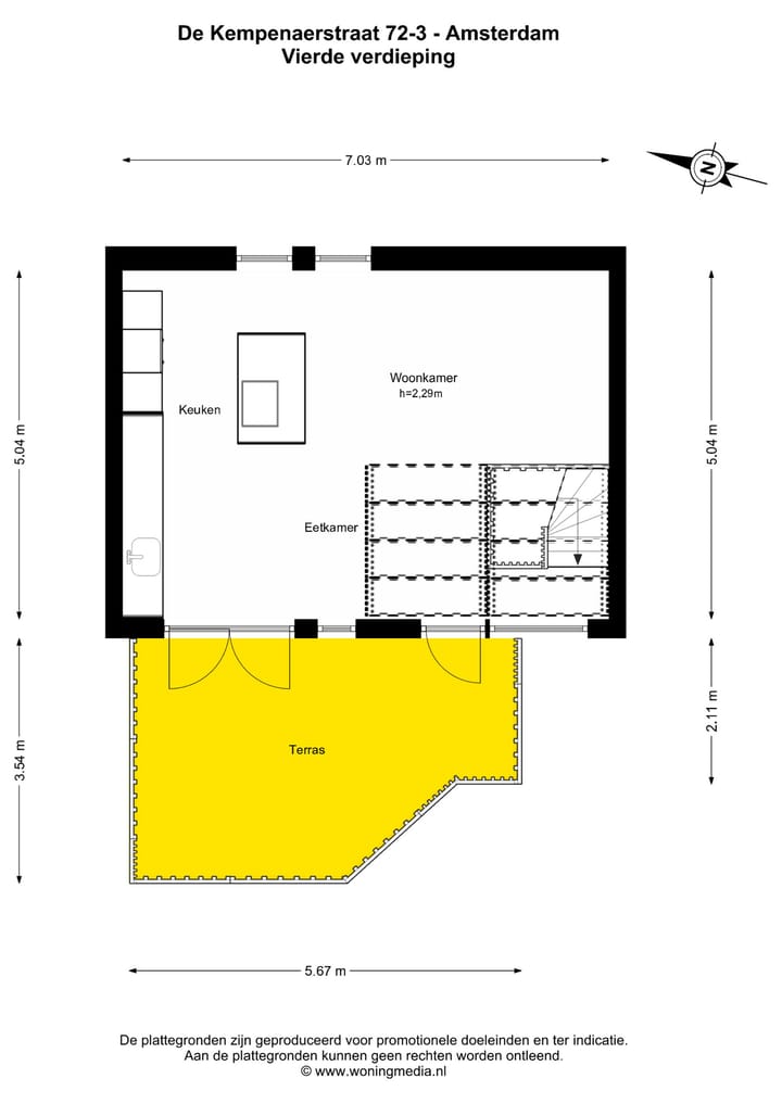 Foto 29 van De Kempenaerstraat 72-3
