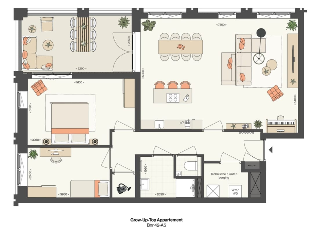 Foto 7 van Grown-Up Topappartement (Bouwnr. 42-A5)