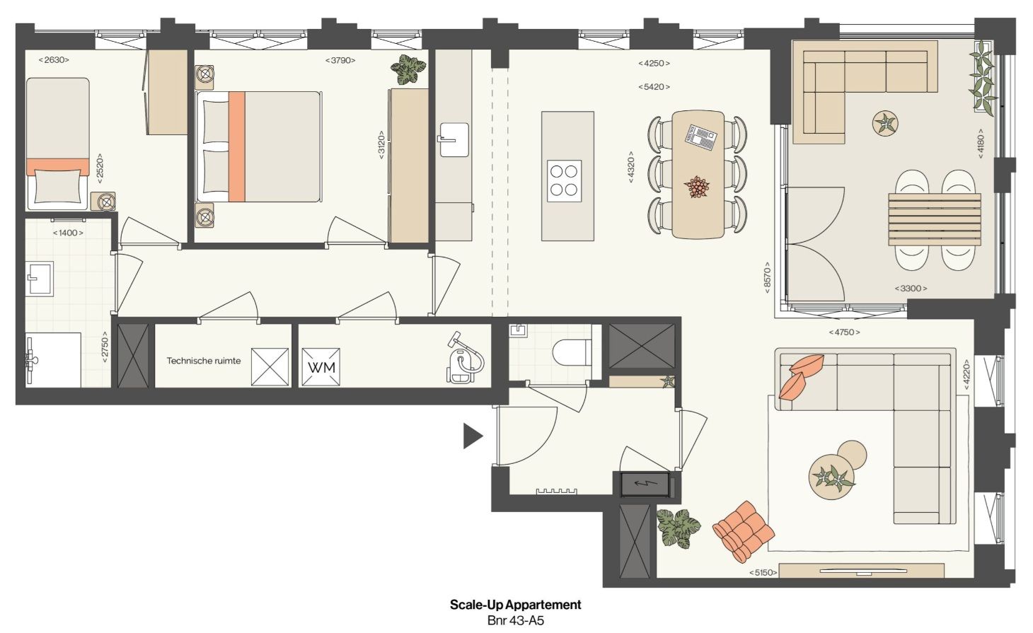 Foto 6 van Grown-Up Topappartement (Bouwnr. 43-A5)