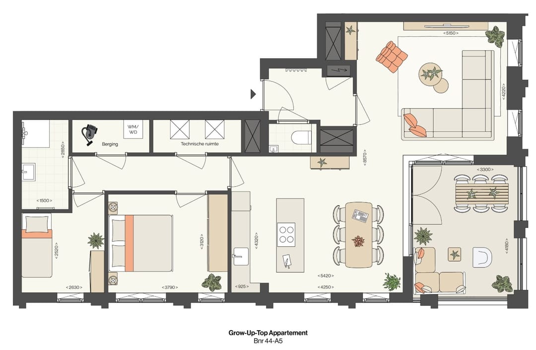 Foto 7 van Grown-Up Topappartement (Bouwnr. 44-A5)