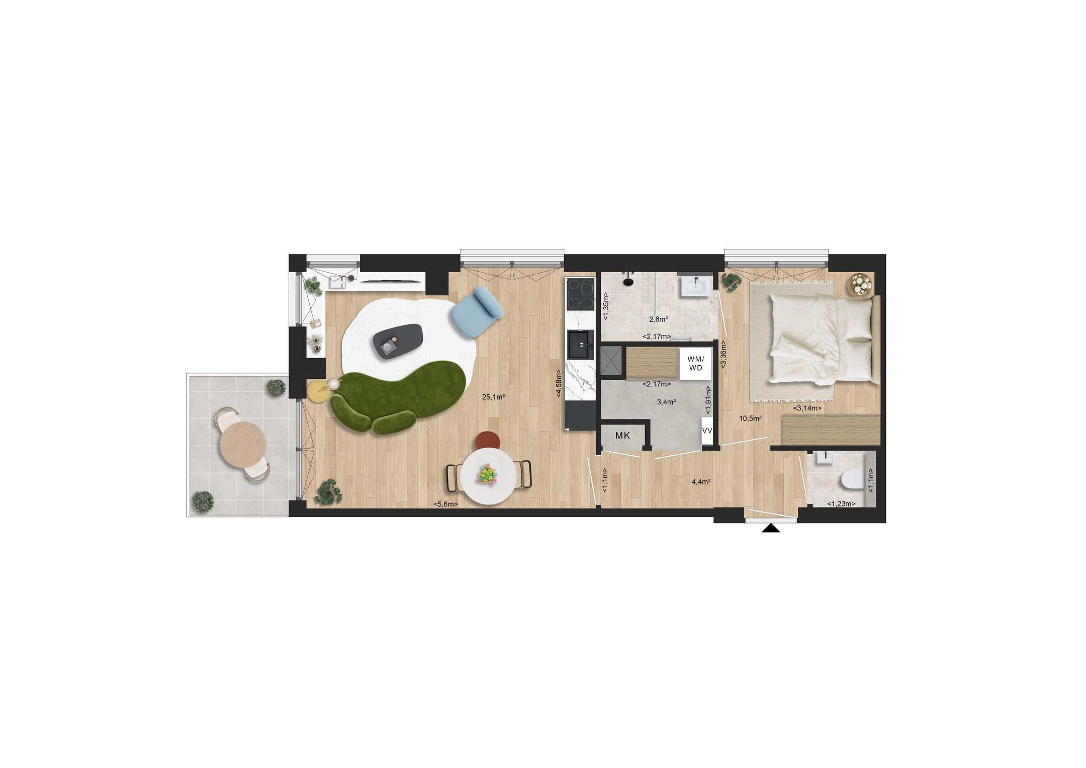 Foto 6 van Het Hoofdkwartier (Bouwnr. 78)