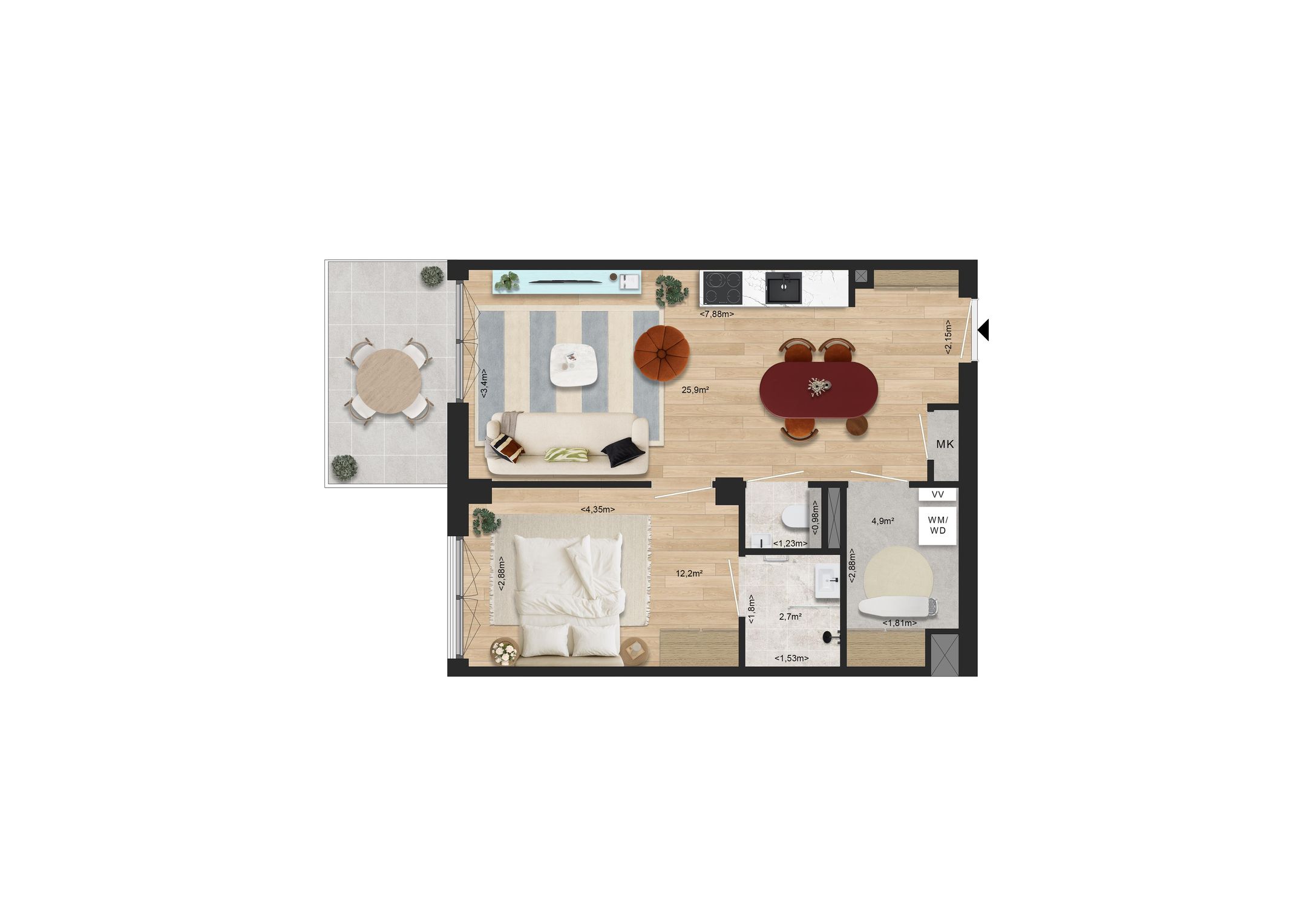 Foto 12 van Het Hoofdkwartier (Bouwnr. 109)