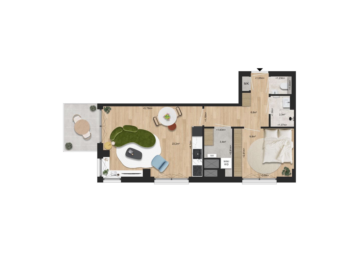 Foto 10 van Het Hoofdkwartier (Bouwnr. 73)