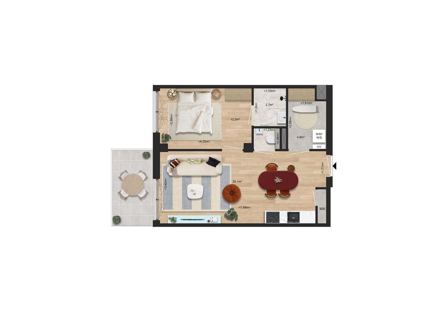 Foto 4 van Het Hoofdkwartier (Bouwnr. 89)