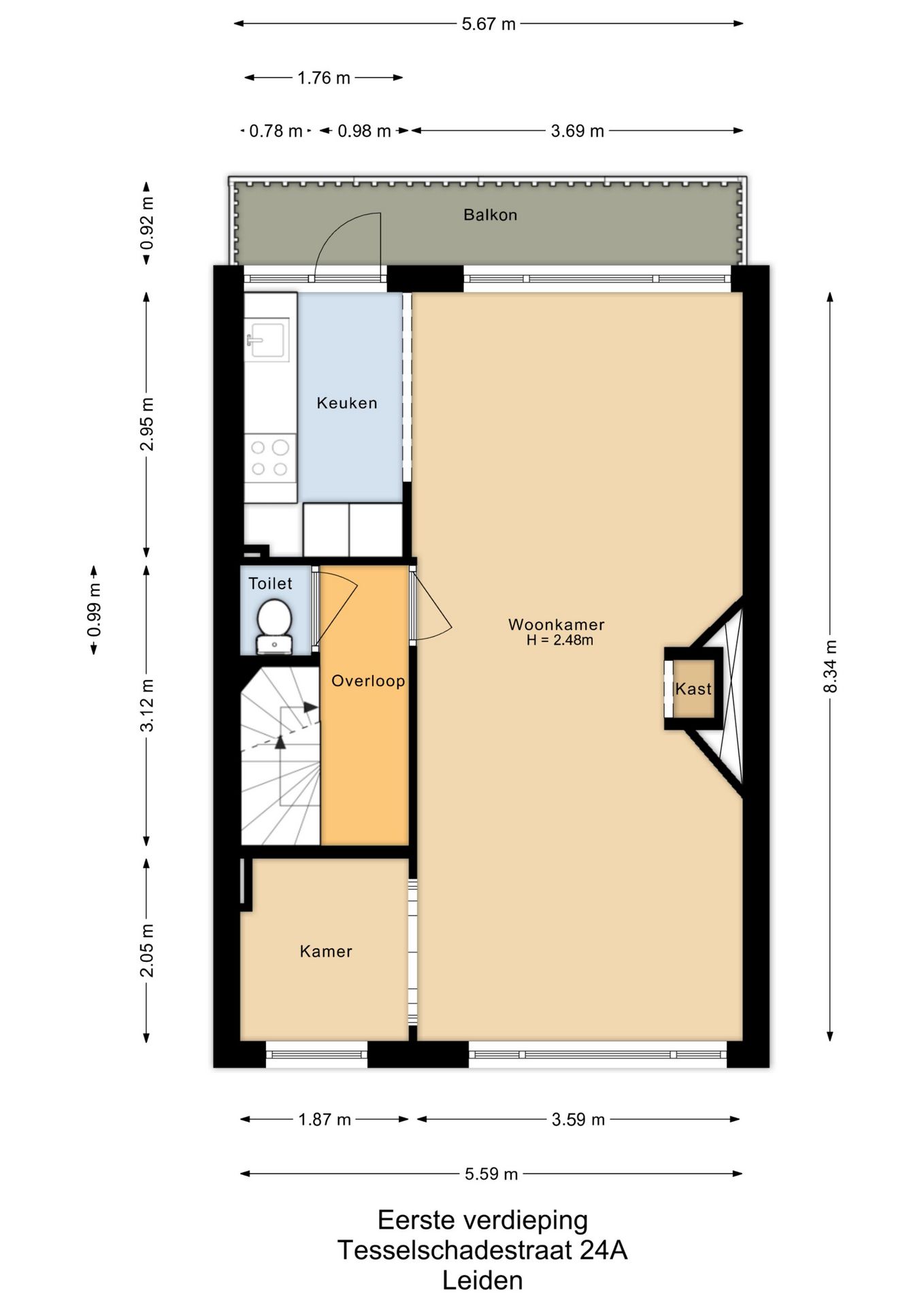 Foto 54 van Tesselschadestraat 24-A