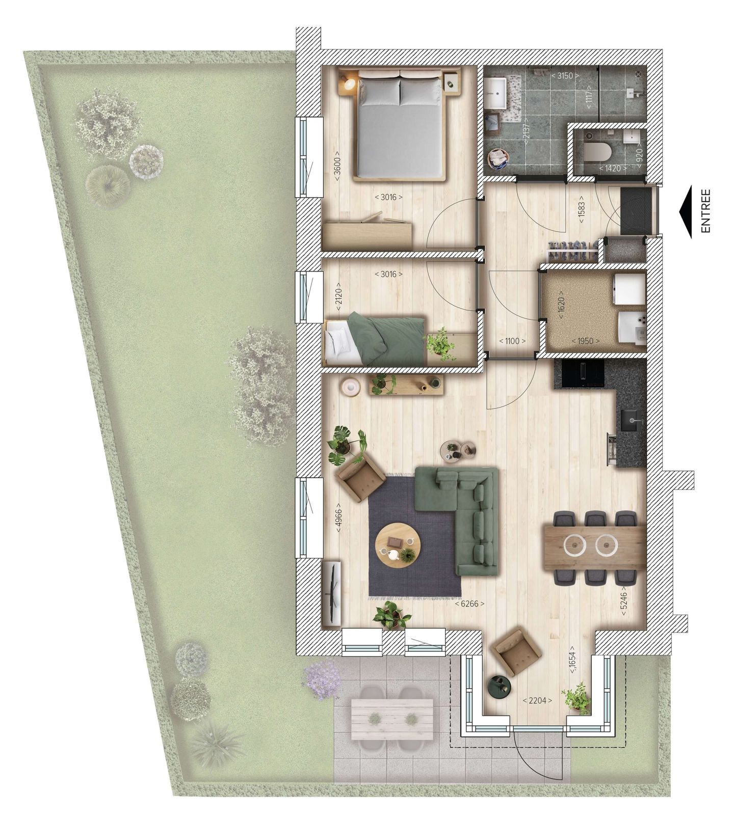 Foto 4 van Appartement (Bouwnr. 1)