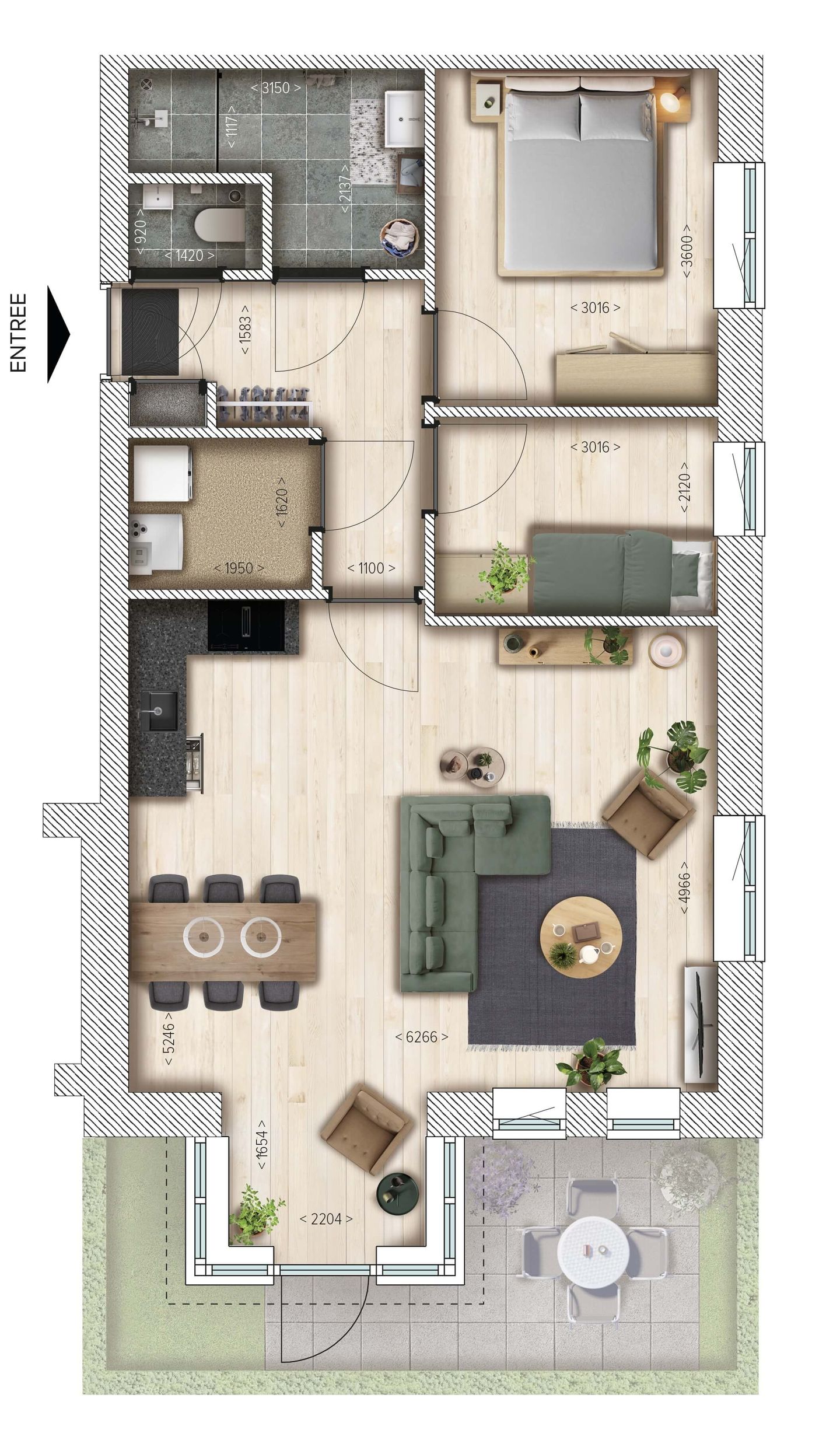 Foto 4 van Appartement (Bouwnr. 2)