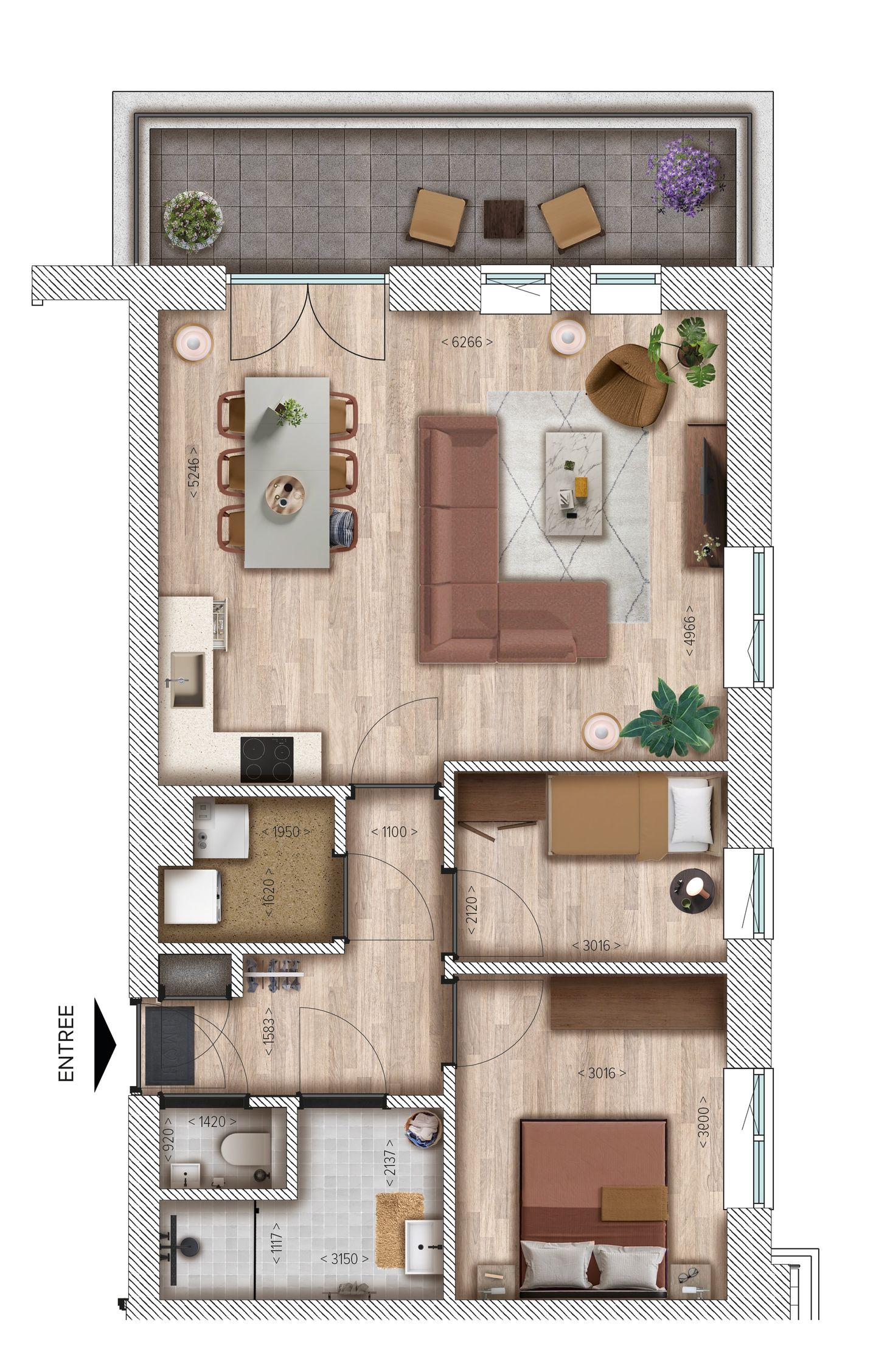 Foto 4 van Appartement (Bouwnr. 8)