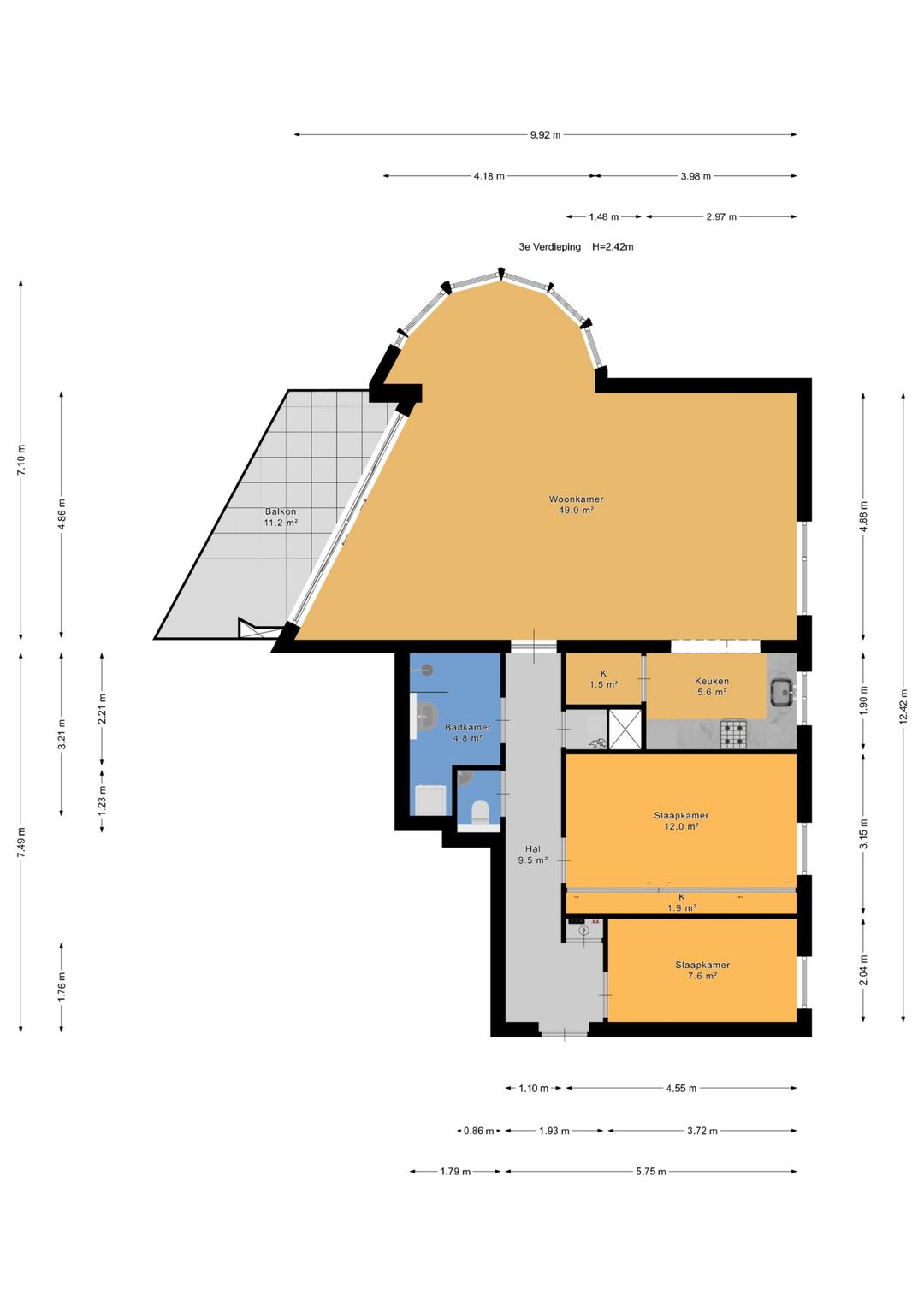 Foto 32 van Daal en Bergselaan 54-Q