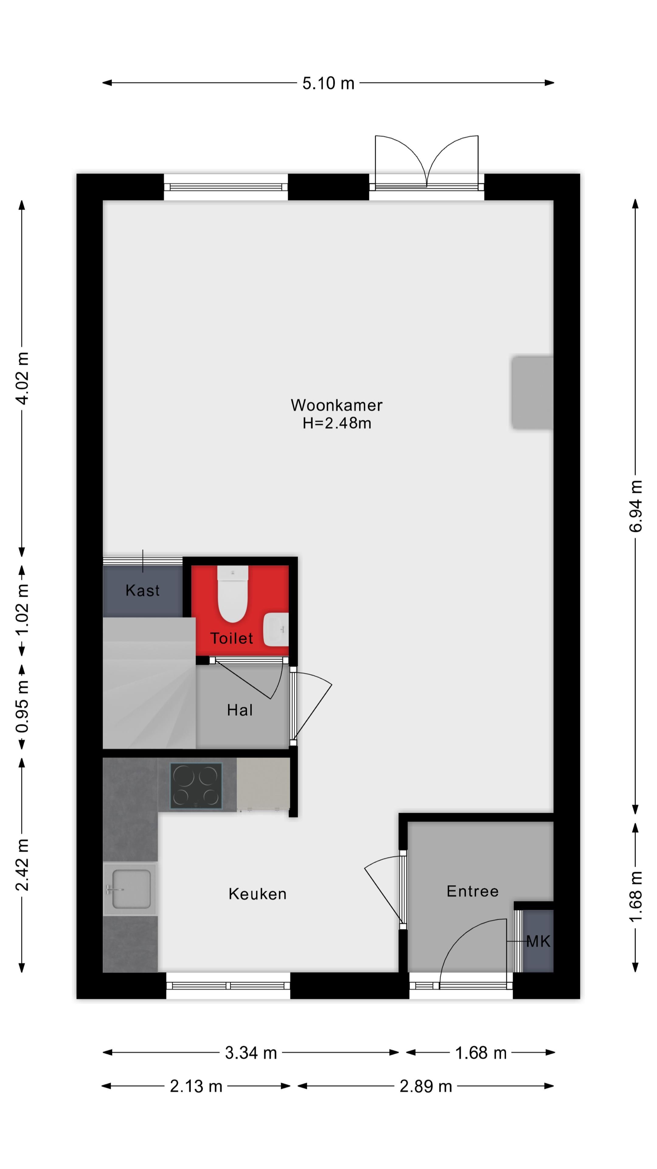 Foto 30 van Wilhelmina Druckerweg 86