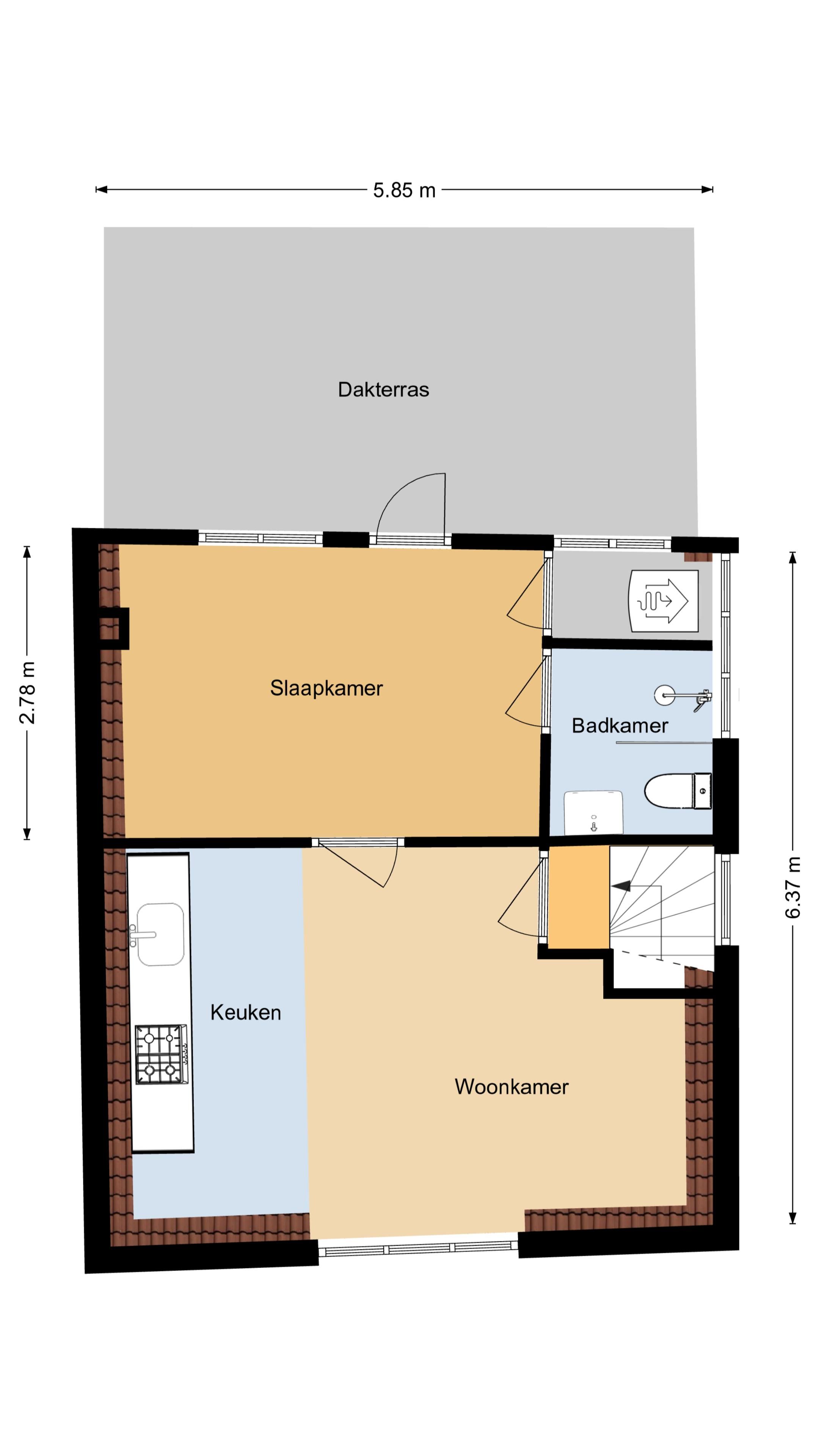 Foto 30 van Keizerstraat 61-A
