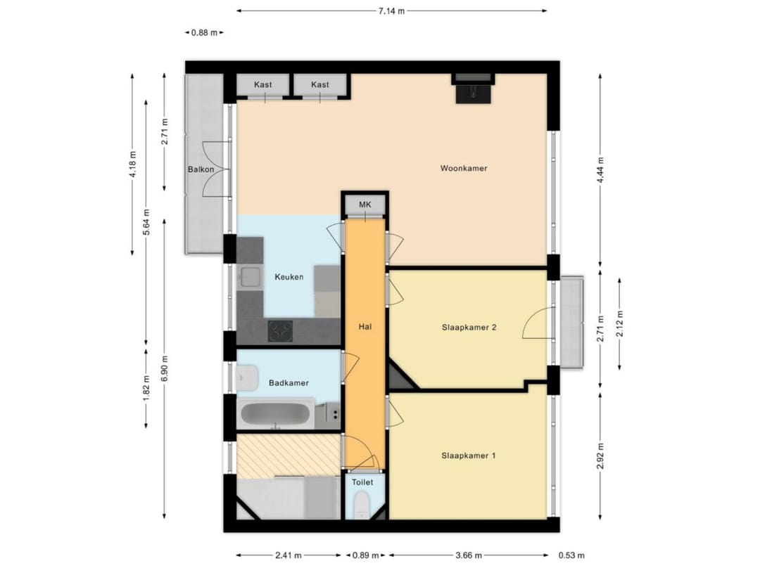 Foto 43 van Sonmansstraat 113-B02