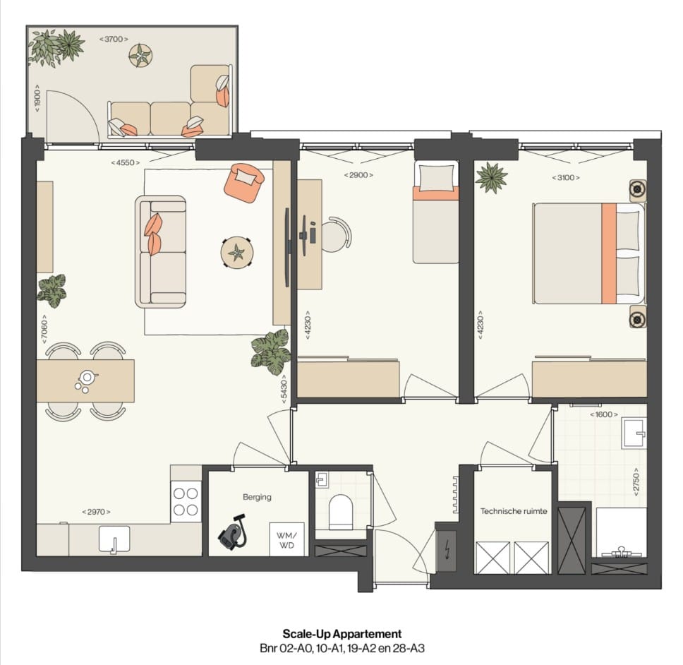 Foto 6 van Scale-Up appartement (Bouwnr. 02-A0)