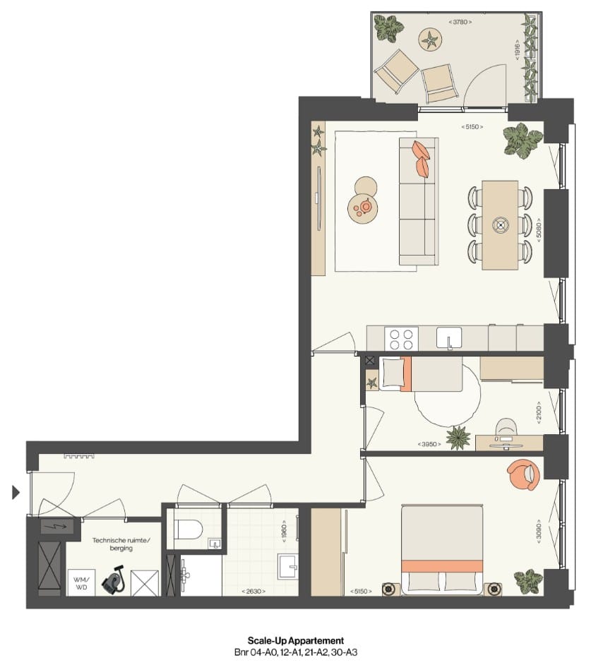 Foto 6 van Scale-Up appartement (Bouwnr. 04-A0)
