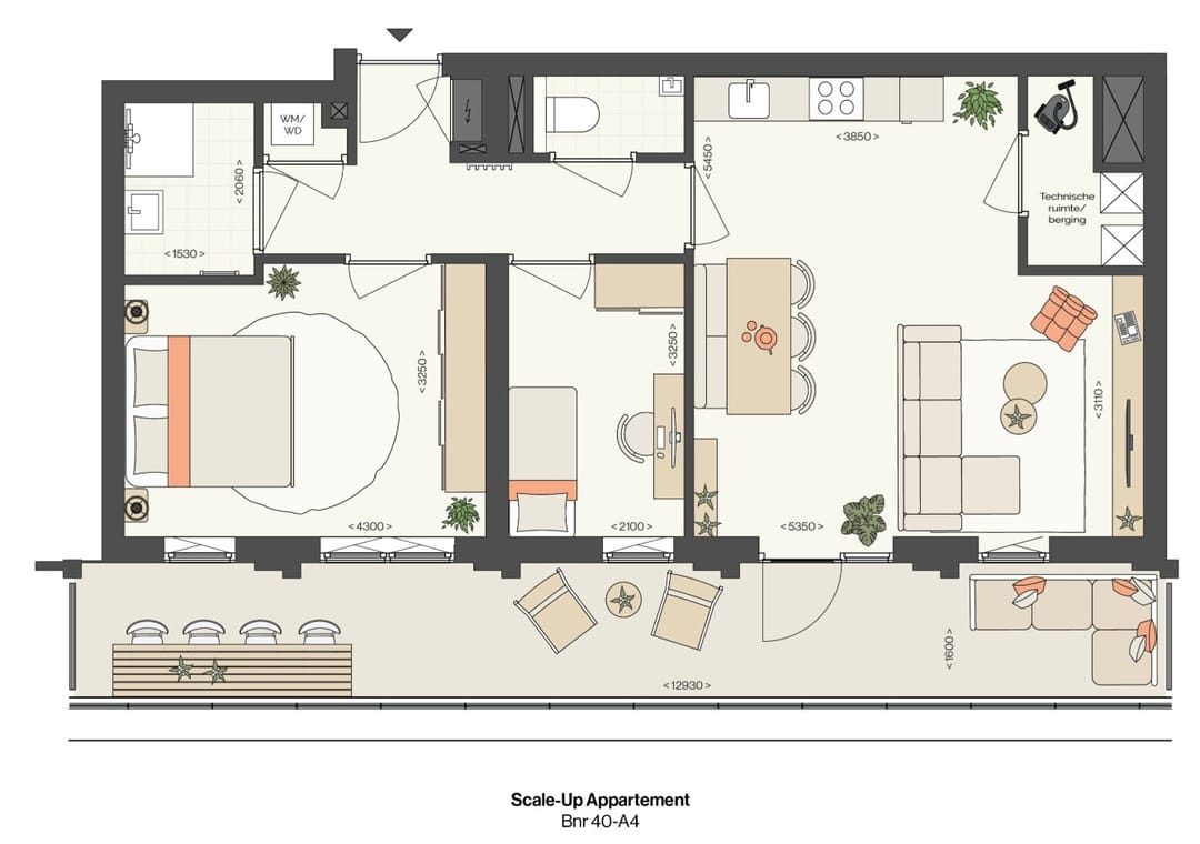 Foto 2 van Scale-Up appartement (Bouwnr. 40-A4)