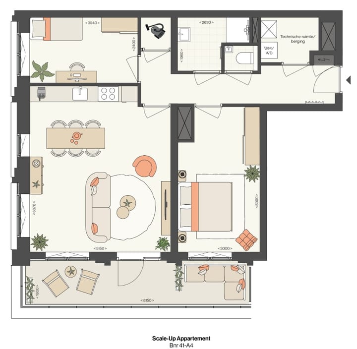 Foto 2 van Scale-Up appartement (Bouwnr. 41-A4)