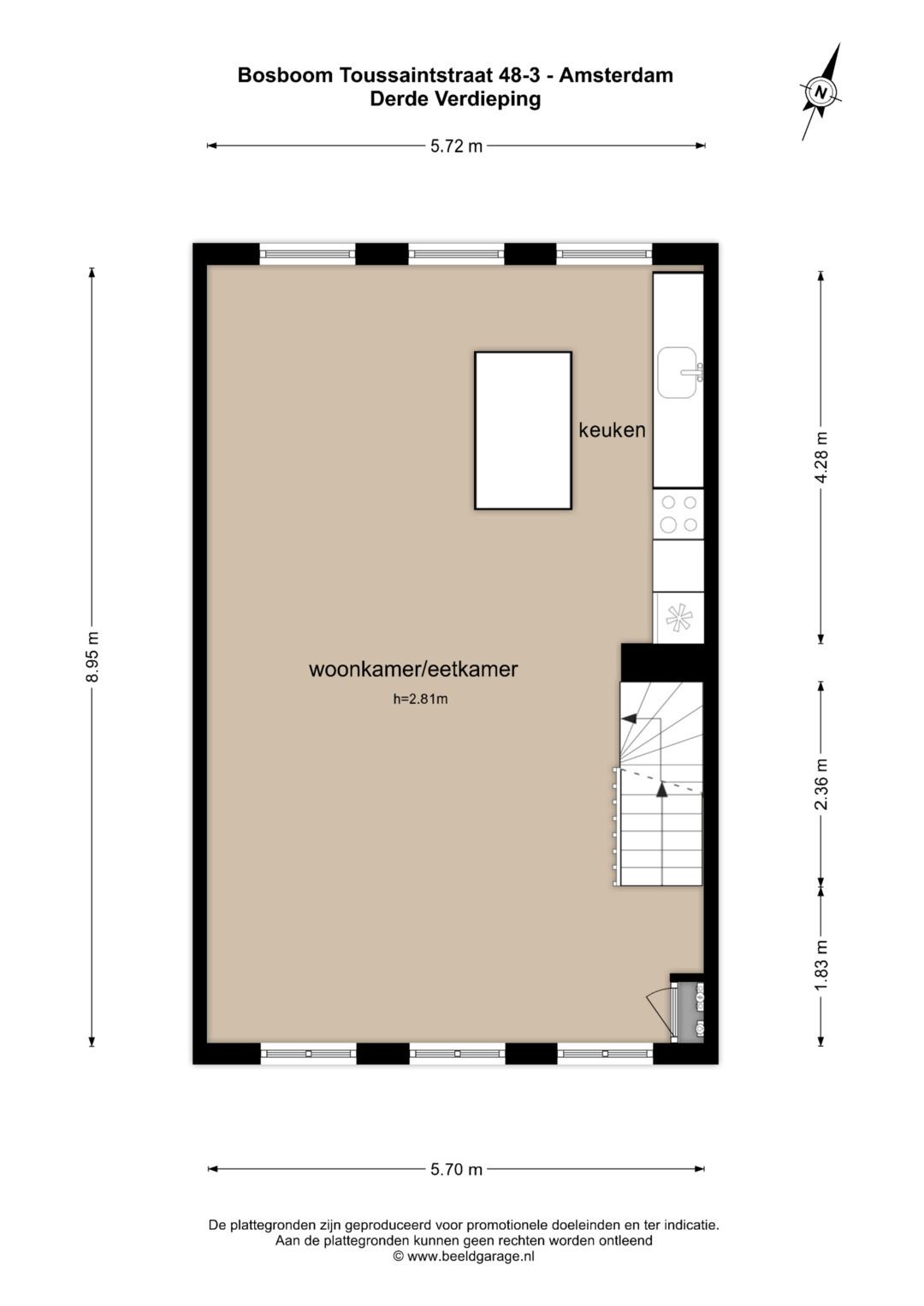 Foto 31 van Bosboom Toussaintstraat 48-3