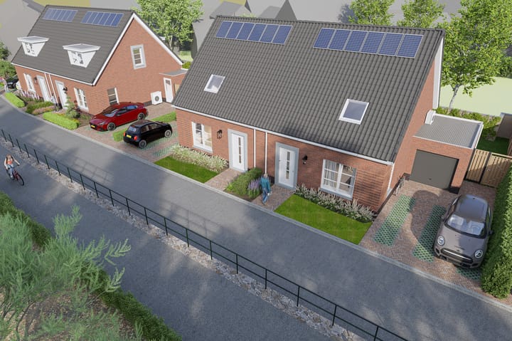 Foto van Twee onder een kap met garage 2-onder-1-kapwoning