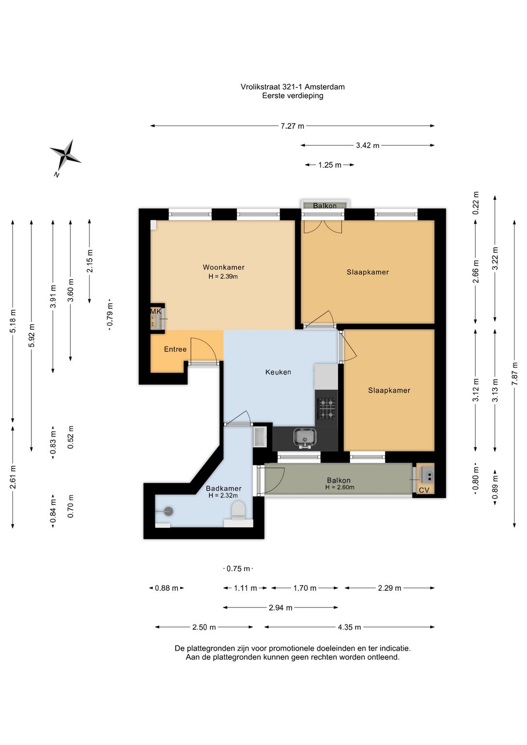 Foto 31 van Vrolikstraat 321-1
