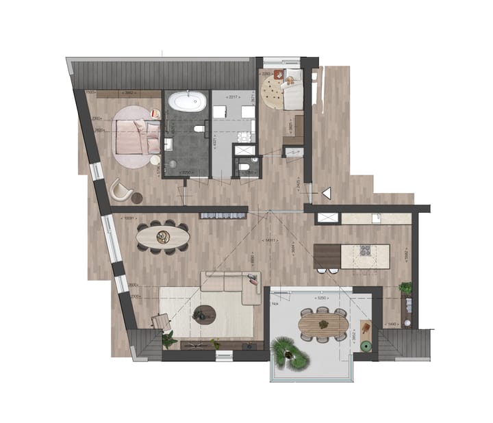 Foto 2 van Blok 5 (Bouwnr. 34)