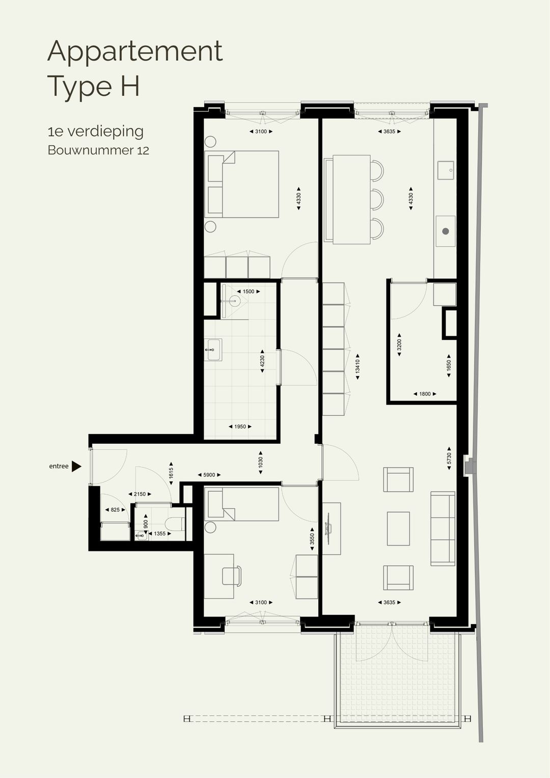 Foto 7 van Appartementen (Bouwnr. 12)