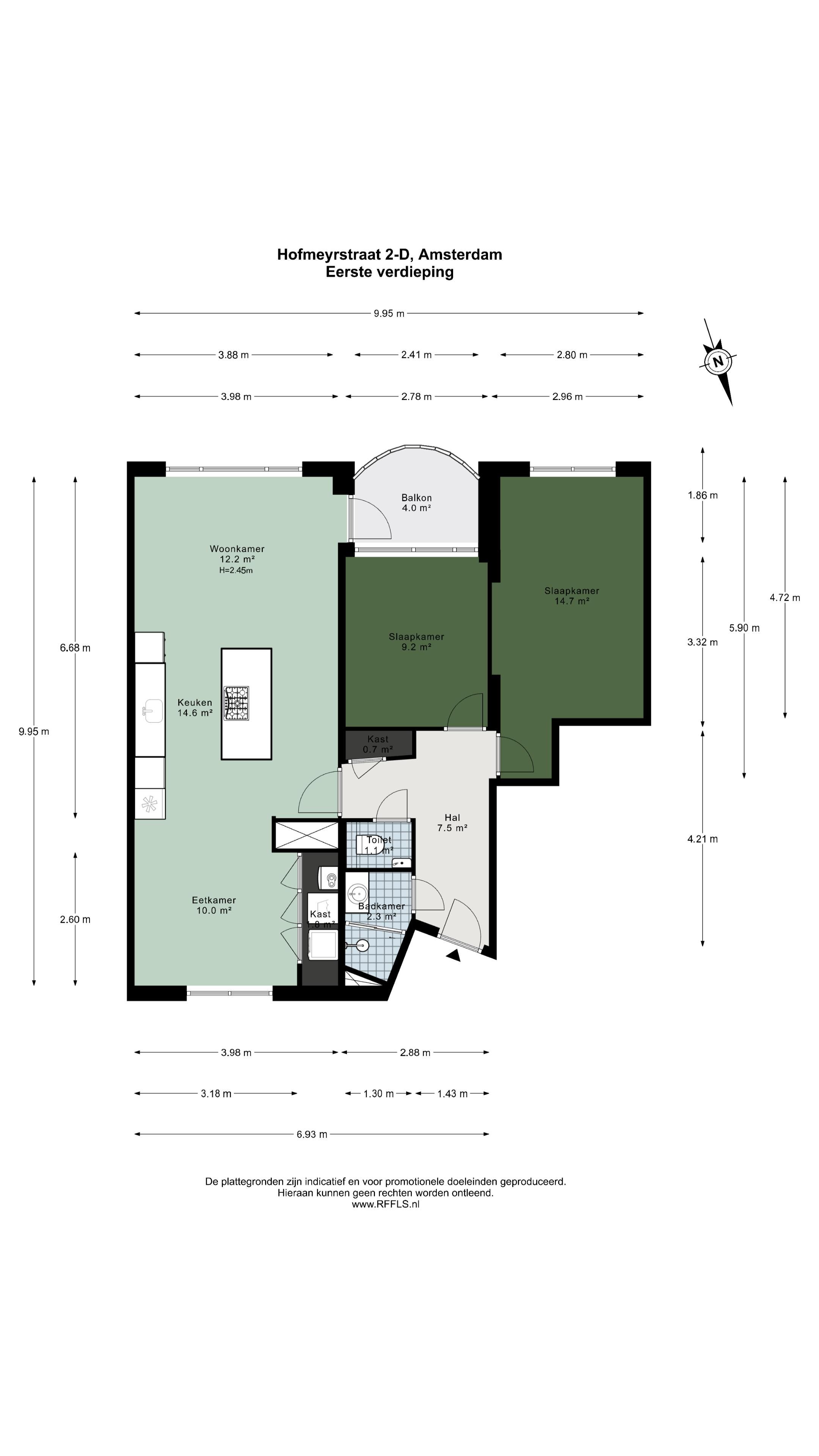 Foto 39 van Hofmeyrstraat 2-D