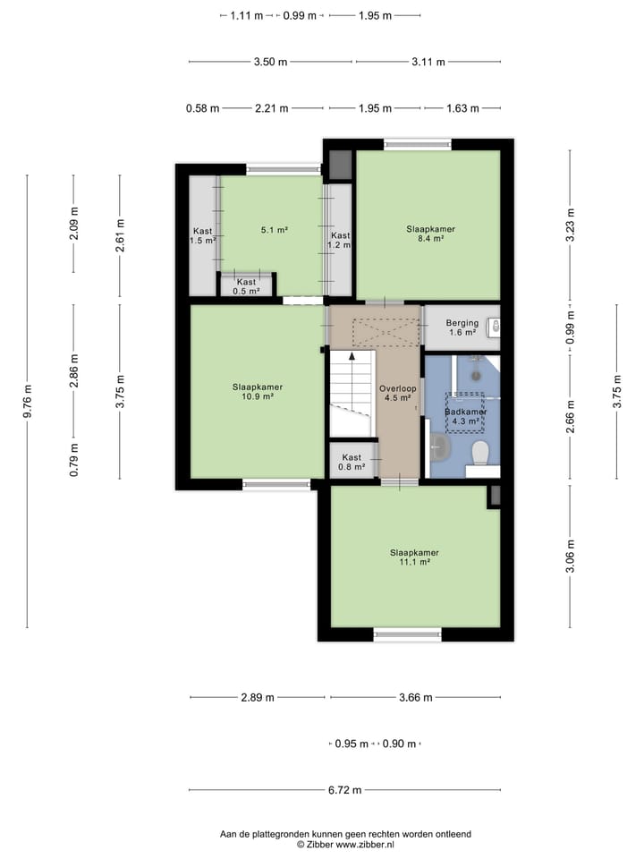 Semi-detached family home with large garden near Eindhoven city center — 82