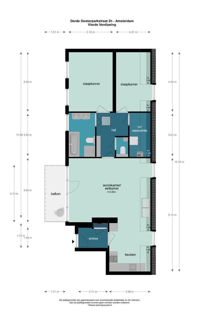 Photo 22 of Derde Oosterparkstraat 2-H