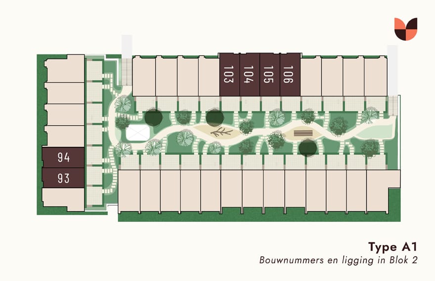 Foto 12 van Herenhuis Type A1 (Bouwnr. 94)