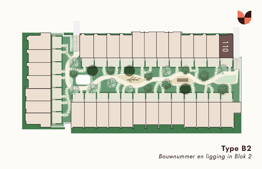 Foto 12 van Herenhuis Type B2 (Bouwnr. 110)