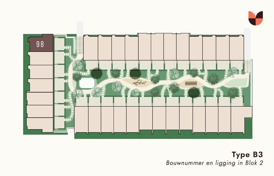 Foto 12 van Herenhuis Type B3 (Bouwnr. 98)
