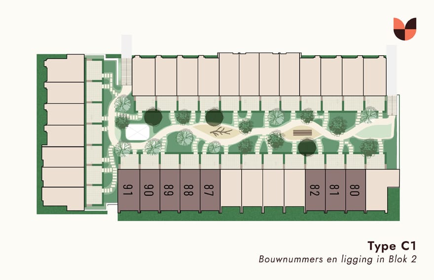 Foto 12 van Herenhuis Type C1 (Bouwnr. 90)