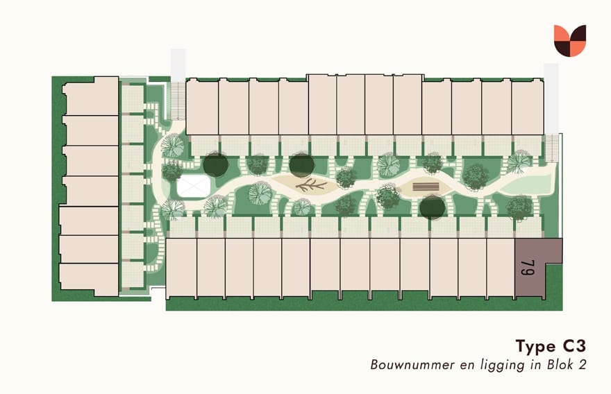 Foto 12 van Herenhuis Type C3 (Bouwnr. 79)