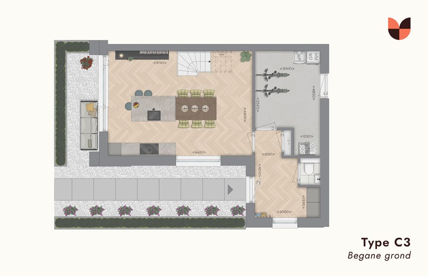 Foto 15 van Herenhuis Type C3 (Bouwnr. 79)