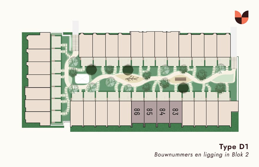 Foto 12 van Herenhuis Type D1 (Bouwnr. 84)